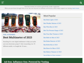 'techgearlab.com' screenshot