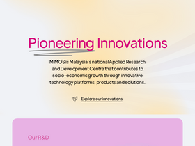 'mimos.my' screenshot