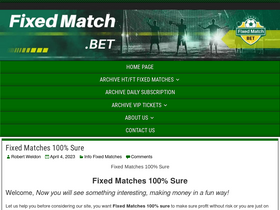 'fixedmatch.bet' screenshot