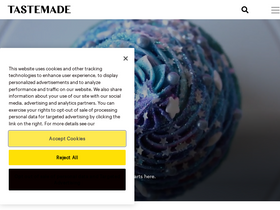 'tastemade.co.uk' screenshot