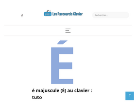 'les-raccourcis-clavier.fr' screenshot