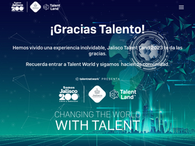 'talent-land.mx' screenshot
