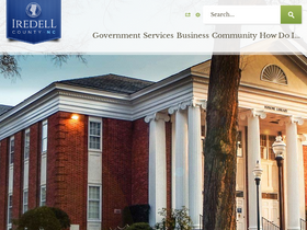 'iredellcountync.gov' screenshot