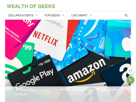 'wealthofgeeks.com' screenshot