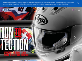 'araihelmet.eu' screenshot