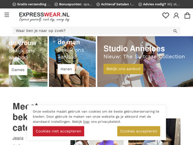 'expresswear.nl' screenshot