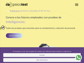 'psicotest.mx' screenshot