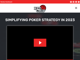 'redchippoker.com' screenshot