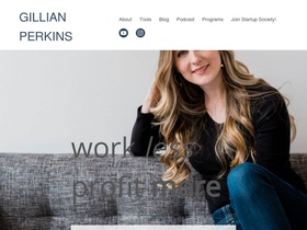 'gillianperkins.com' screenshot