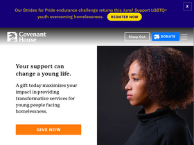 'covenanthouse.org' screenshot