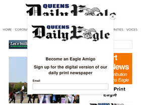 'queenseagle.com' screenshot