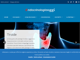 'endocrinologiaoggi.it' screenshot