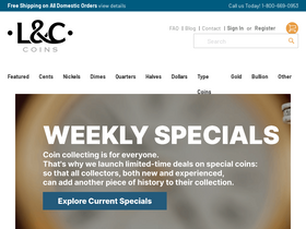'lccoins.com' screenshot