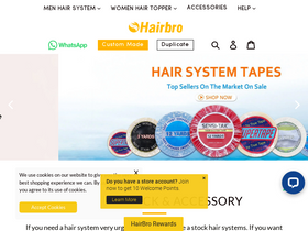 'hairbro.com' screenshot