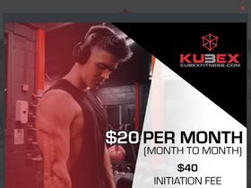 'kubexfitness.com' screenshot