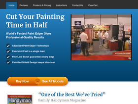 'accubrush.com' screenshot