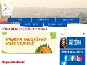 'praha1.cz' screenshot