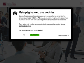 'escueladenegociosydireccion.com' screenshot