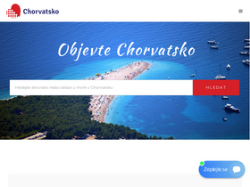 'chorvatsko.cz' screenshot
