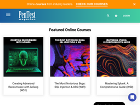 'pentestmag.com' screenshot