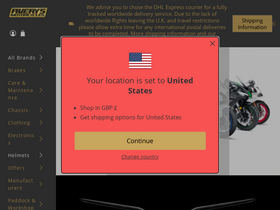 averysmotorcycles.com homepage screenshot