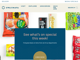 'uwajimaya.com' screenshot