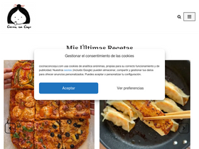 'cocinaconcoqui.com' screenshot