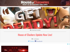 'houseofclashers.com' screenshot