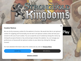 'strongholdkingdoms.com' screenshot