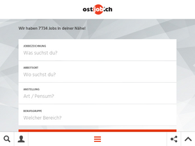 'ostjob.ch' screenshot