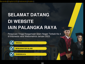 'iain-palangkaraya.ac.id' screenshot