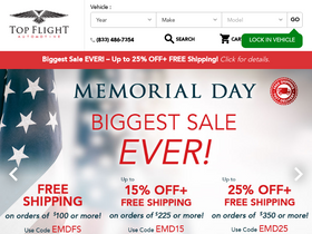 'topflightautomotive.com' screenshot