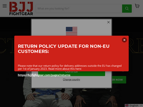 'bjjfightgear.com' screenshot