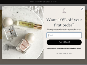 'miniluxe.com' screenshot