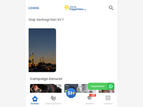 'sharinghappiness.org' screenshot