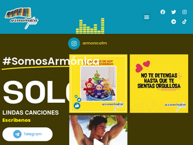 'radioarmonica.com' screenshot