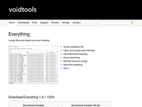 'voidtools.com' screenshot