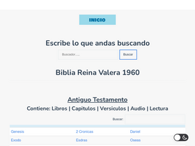 'bibliareinavalera1960.com' screenshot