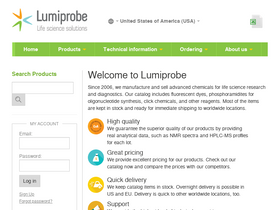 'lumiprobe.com' screenshot