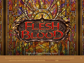 'fabtcg.com' screenshot