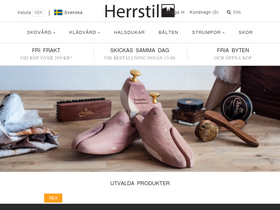 herrstil.se homepage screenshot