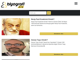 'biyografi.biz' screenshot