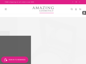 AmazingCosmetics website screenshot