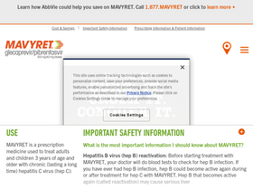 'mavyret.com' screenshot