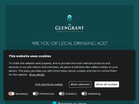 'glengrant.com' screenshot