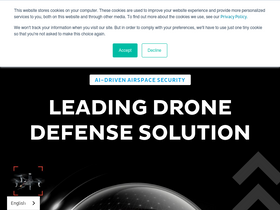 'dedrone.com' screenshot