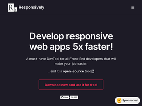 'responsively.app' screenshot