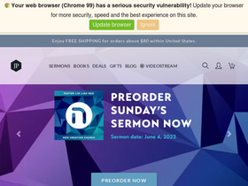 'josephprince.com' screenshot