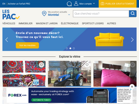 'lespac.com' screenshot