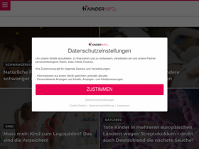 'kinderinfo.de' screenshot